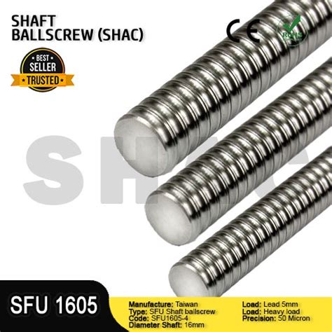 Jual Shaft Ballscrew Sfu R Mm Original Shac Taiwan Price Cm