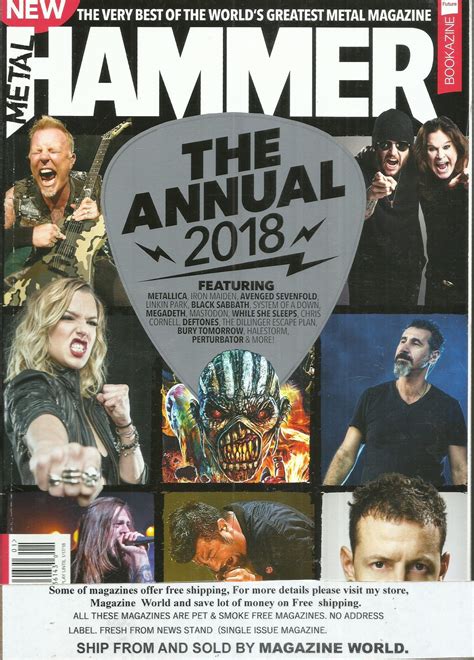 Metal Hammer Magazine The Annual Num Ro Num Ro Etsy Canada