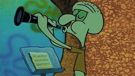 Squidward Killing It On Clarinet Youtube