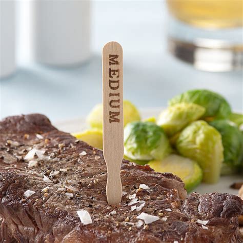 Bulk EcoChoice Wooden Medium Meat Marker 1000 Case