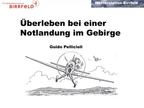 PPT Überleben bei einer Notlandung im Gebirge PowerPoint Presentation