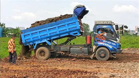 Dump Truk Pengangkut Batu Cadas Jomplang Muatan Full Bak YouTube