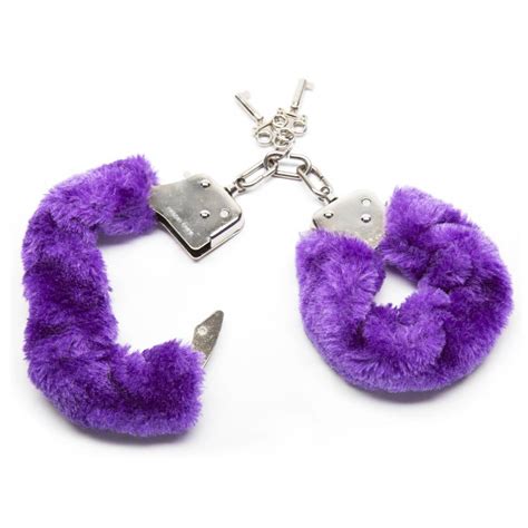 Lovehoney Purple Furry Handcuffs Lovehoney CA