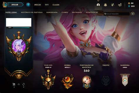 Conta Lol 76 Skins Honra 5 Ouro 4 League Of Legends DFG