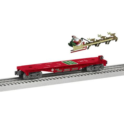 Lionel O Gauge Santa Mobile Rest Stop Electric Train Flatcar, Model ...