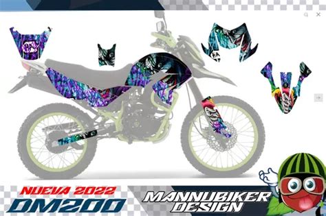 Dm Graficos Calcas Vinil Stickers Skin Laminado Enduro