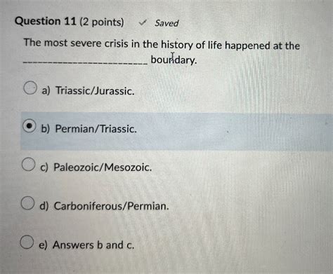 Solved Question Points Savedthe Most Severe Crisis Chegg