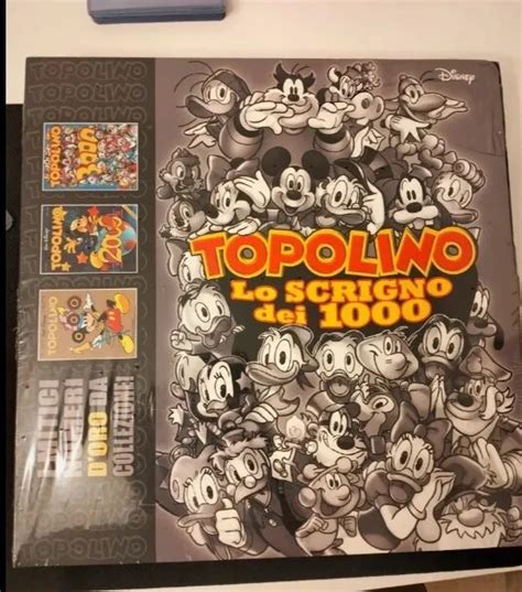 TOPOLINO LO SCRIGNO Dei 1000 Disney Panini Nuovo Blisterato EUR 89 99