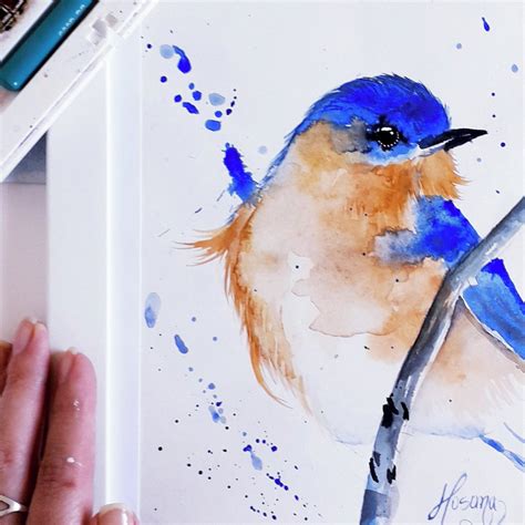 P Ssaro Em Pintura Aquarela Elo Produtos Especiais