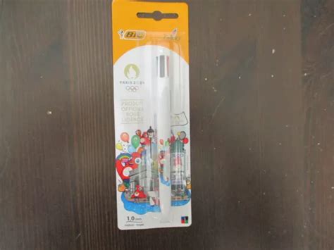 Stylo Bic Couleurs Paris Jeux Olympiques Modele N Eur