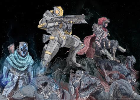 Destiny Moon Assault Fireteam By Fuelreaver On Deviantart