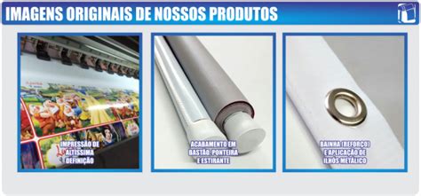 Acabamento de lona em Bastão e Ilhós Adesivos Banner Faixas Placas