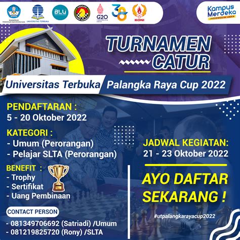 Turnamen Catur Ut Palangka Raya Upbjj Ut Palangkaraya