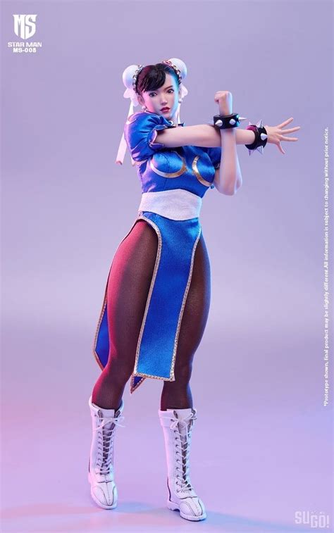 Star Man MS 008 Female Fighter Chun Li 1 6 Action Figure Sugo Toys