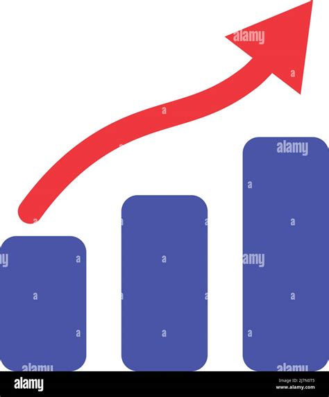 Rising Bar Chart And Arrow Icon Investment And Business Data Editable