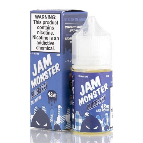 Blueberry By Jam Monster Salt Nic Vape Riyadh