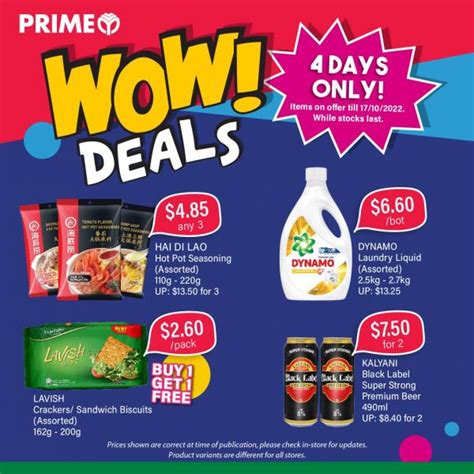 Prime Supermarket Wow Deals Promotion Valid Until Oct