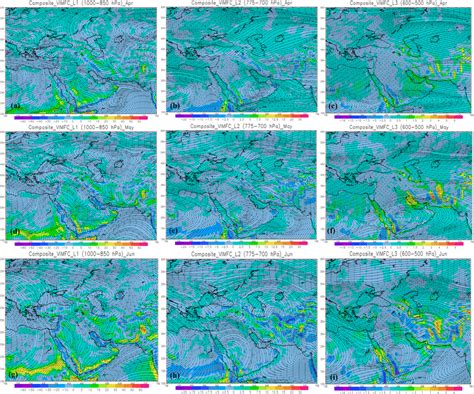 The Composite Map Of Vertically Integrated Moisture Flux Streamline