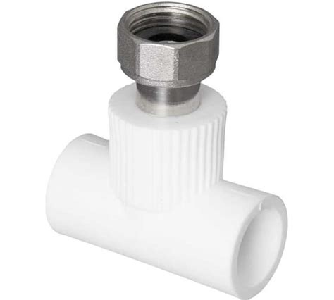 Тройник с накидной гайкой TEBO PPR 20x1/2" 030040701 - выгодная цена ...