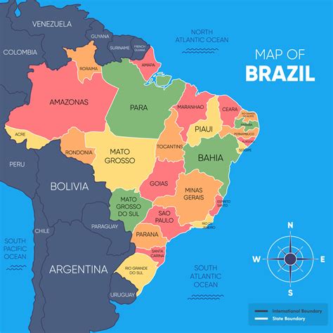 Brazil Country Map