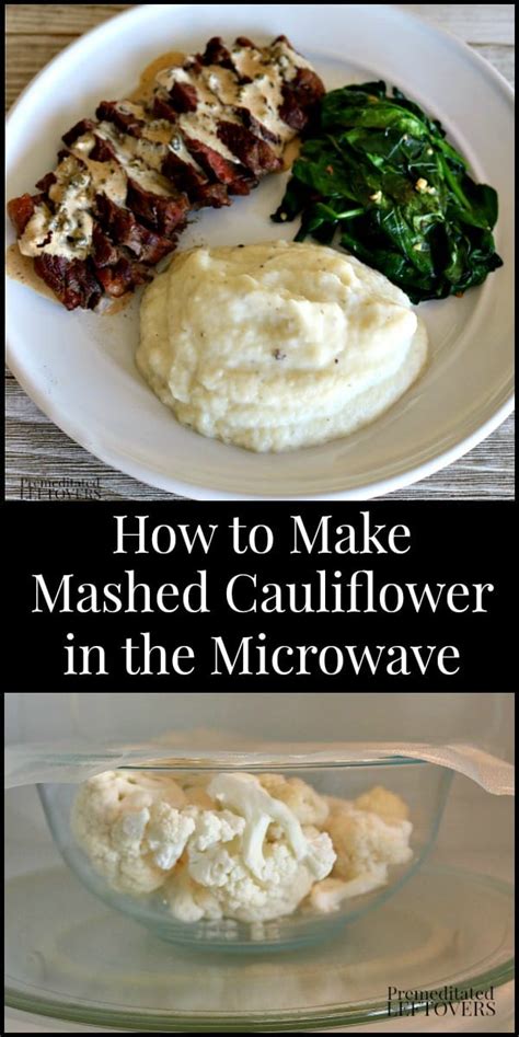 Microwave Mashed Cauliflower Recipe