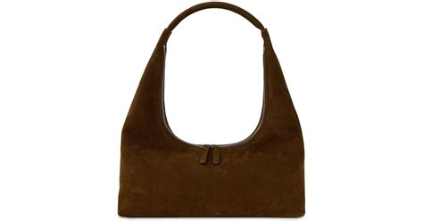 Marge Sherwood Medium Hobo Suede Shoulder Bag In Brown Lyst