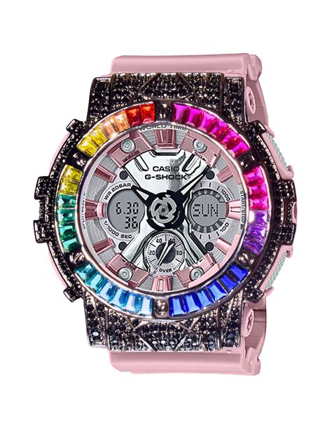 G Shock Mini Rainbow Unicorn GMA S120NP 4ADR Chrono Collection