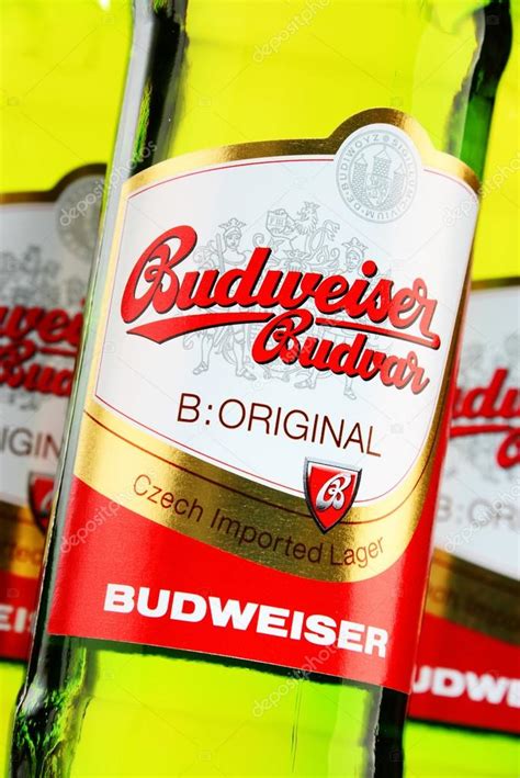 Bottles Of Budweiser Budvar Beer Stock Editorial Photo © Monticello