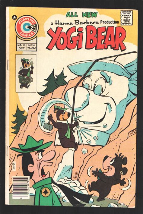 Yogi Bear Charlton Hanna Barbera Tv Cartoon High Grade Vf