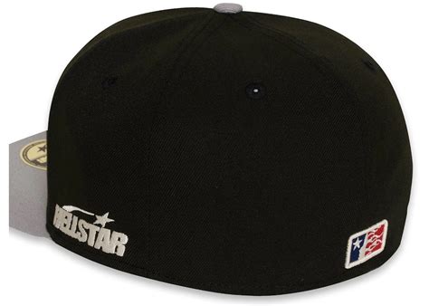 Hellstar Baseball Fitted Hat Black Mens Ss24 Us