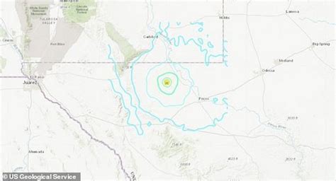 Five small earthquakes hit a remote area of West Texas and are felt 150 ...