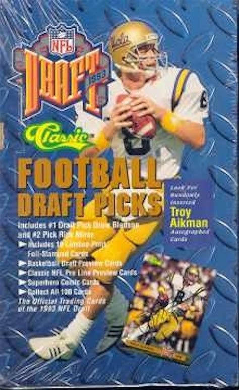 1993 Classic Draft Picks Football Hobby Box | DA Card World