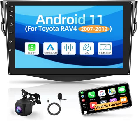 Carplay Estéreo inalámbrico para coche Android para Toyota RAV4 2007