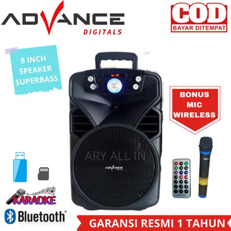 Jual Speaker Bluetooth Portable Advance H N Free Mic Wireless Dan