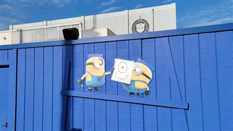 Closer Look at the Construction for New Minions Ride and Cafe at ...