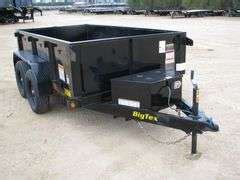 Big Tex Sr Wdd Bumper Pull Dump Trailer Auctioneer Express