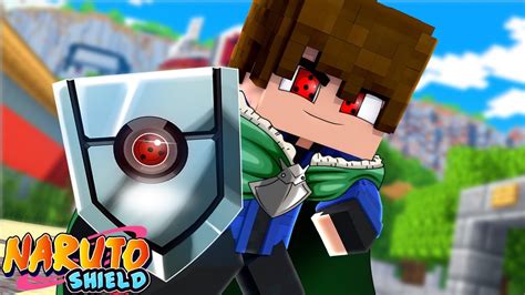 Minecraft NARUTO Shield TREVOR O HERÓI DO ESCUDO DE SHARINGAN