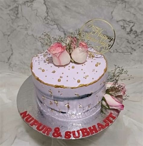 Anniversary Flower Cake | Yummy cake