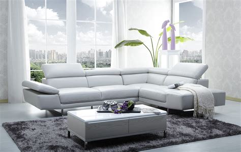 Contemporary Quality Leather L Shape Sectional North Las Vegas Nevada