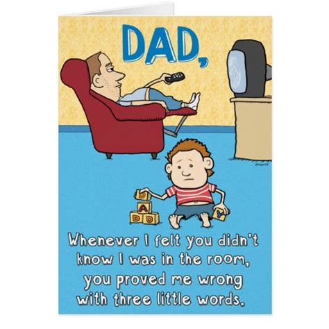 Funny Fathers Day Card Zazzle