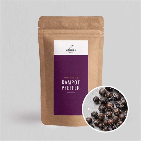 150 G Fermentierter Premium Kampot Pfeffer Hennes Finest