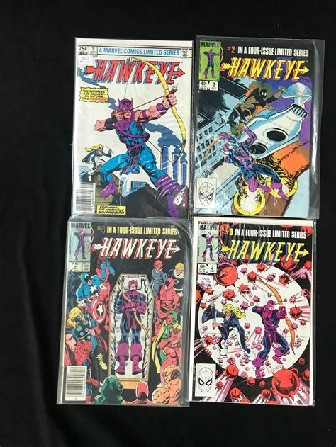 Lot Of Hawkeye Comics (marvel Comics) Auction