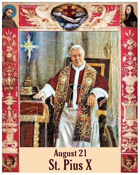 Feast Of Saint Pius X Pope 21st August Prayers And Petitions