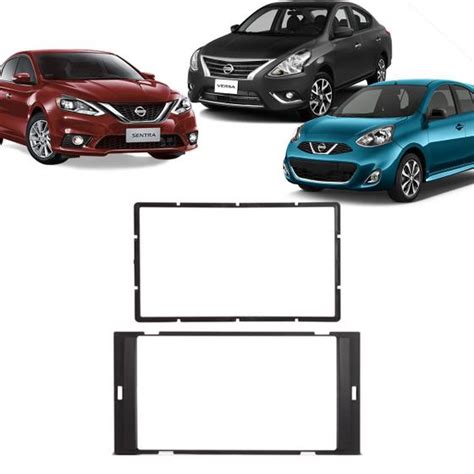 Moldura Painel Nissan Sentra March Versa Radio Ludovico