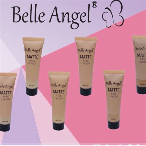 BASE LIQUIDA MATTE BELLE ANGEL B110 Shopee Brasil