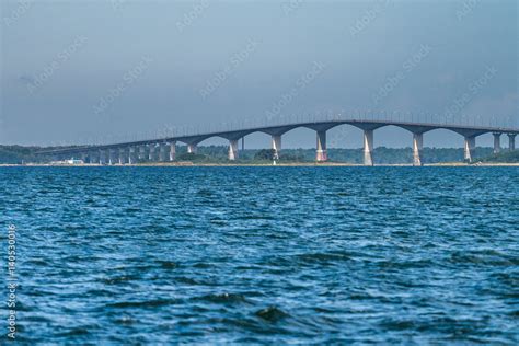 The Oland Bridge. Road bridge between Kalmar and the island Oland ...