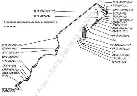 Установка пневматических тормозов тракторного прицепа