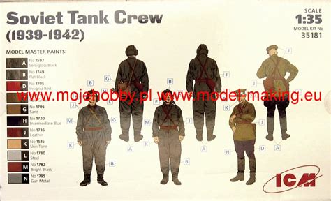 Soviet Tank Crew 1939 1942 Icm 35181