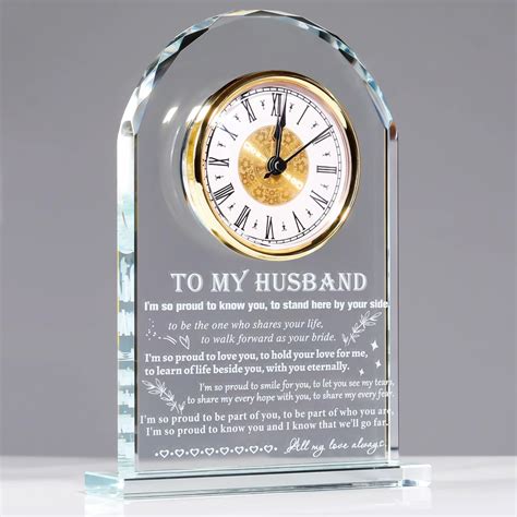 Amazon Ywhl Clock Gifts For Husband From Wife To My Husband Gifts