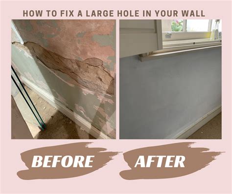 How To Fix And Repair A Large Hole In Your Wall — Melanie Lissack Interiors